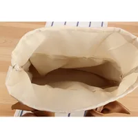 Women's Small Straw Solid Color Vacation Weave Trapezoid String Straw Bag main image 3