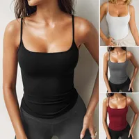 Women's Camisole Tank Tops Simple Style Solid Color main image 1