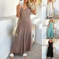Women's Daily Casual Solid Color Ankle-Length Jumpsuits main image 1