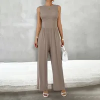 Women's Holiday Daily Casual Simple Style Streetwear Solid Color Full Length Jumpsuits sku image 6