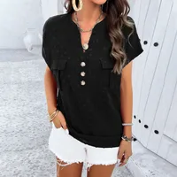 Women's Blouse Short Sleeve Blouses Casual Streetwear Polka Dots main image 3