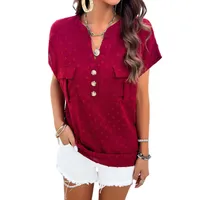 Women's Blouse Short Sleeve Blouses Casual Streetwear Polka Dots main image 4