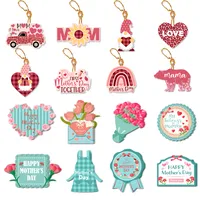 Cartoon Style Cute Vocabulary Words/Name Heart Shape Paper Pendant Artificial Decorations main image 1