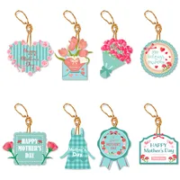 Cartoon Style Cute Vocabulary Words/Name Heart Shape Paper Pendant Artificial Decorations sku image 5