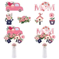 Cute Letter Flower Paper Vase Plug-in Artificial Decorations main image 1