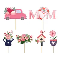 Cute Letter Flower Paper Vase Plug-in Artificial Decorations main image 5