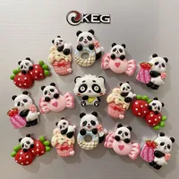 Cute Panda Candy Resin Refrigerator Magnet main image 2