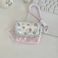 Women's Ditsy Floral Stripe Cloth Cotton Buckle sku image 1