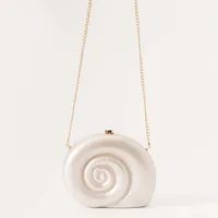 Milky White Acrylic Solid Color Oval main image 4