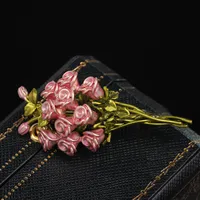 Elegant Retro Flower Zinc Alloy Enamel Women's Brooches main image 2