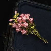 Elegant Retro Flower Zinc Alloy Enamel Women's Brooches sku image 1