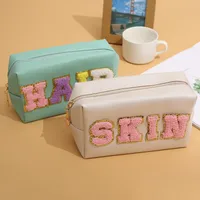 Streetwear Letter Smiley Face Pu main image 5