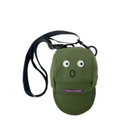 Kid'S Composite Cloth Letter Cute Square Zipper Shoulder Bag Crossbody Bag sku image 3