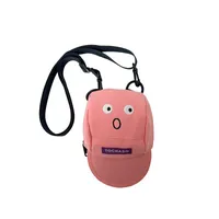 Kid'S Composite Cloth Letter Cute Square Zipper Shoulder Bag Crossbody Bag sku image 6