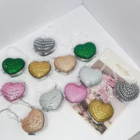 Women's Mini Acrylic Heart Shape Streetwear Heart-shaped Magnetic Buckle Shoulder Bag Handbag main image 1