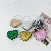 Women's Mini Acrylic Heart Shape Streetwear Heart-shaped Magnetic Buckle Shoulder Bag Handbag main image 3