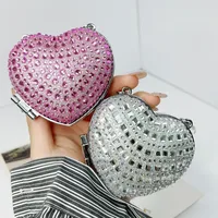 Women's Mini Acrylic Heart Shape Streetwear Heart-shaped Magnetic Buckle Shoulder Bag Handbag main image 5