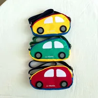 Kid'S Nylon Car Cute Oval Zipper Shoulder Bag main image 1
