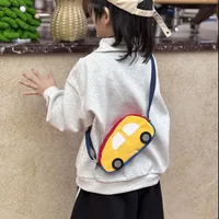 Kid'S Nylon Car Cute Oval Zipper Shoulder Bag main image 2