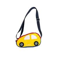 Kid'S Nylon Car Cute Oval Zipper Shoulder Bag main image 3