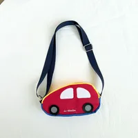 Kid'S Nylon Car Cute Oval Zipper Shoulder Bag sku image 1