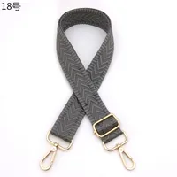 Polyester Stripe Bag Strap sku image 18