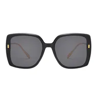Casual Elegant Streetwear Square PC UV400 Protection Resin Square Full Frame Glasses main image 4