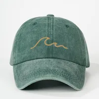 Unisex Casual Simple Style Streetwear Solid Color Embroidery Curved Eaves Baseball Cap main image 2