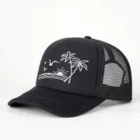 Unisex Casual Simple Style Streetwear Coconut Tree Curved Eaves Baseball Cap main image 2