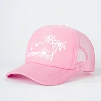 Unisex Casual Simple Style Streetwear Coconut Tree Curved Eaves Baseball Cap main image 3