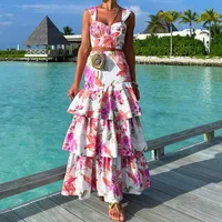 Holiday Street Women's Temperament Commuter Streetwear Printing 4-Way Stretch Fabric Polyester Skirt Co-ord Set Shorts Sets main image 1