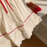 Girl'S Casual Simple Style Streetwear Solid Color Cotton Girls Dresses main image 3