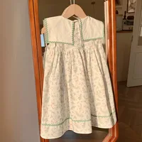 Girl'S Cute Simple Style Animal Leaf Cotton Girls Dresses main image 4