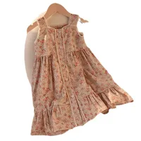 Girl'S Cute Streetwear Flower Cotton Girls Dresses main image 5