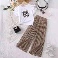 Girl'S Casual Leopard Cotton Polyester main image 1