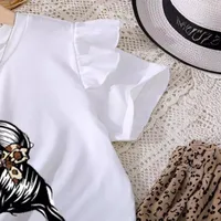 Girl'S Casual Leopard Cotton Polyester main image 2