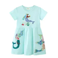 Girl'S Cute Cartoon Cotton Girls Dresses sku image 4