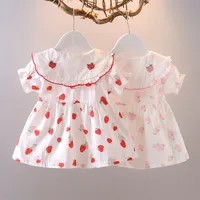 Baby Girl'S Girl'S Princess Cute Strawberry Cotton Girls Dresses main image 2