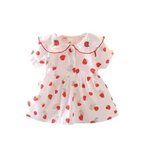Baby Girl'S Girl'S Princess Cute Strawberry Cotton Girls Dresses main image 5