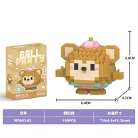 Building Toys Animal Cartoon Plastic Toys sku image 4