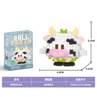 Building Toys Animal Cartoon Plastic Toys sku image 5