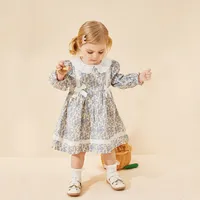 Girl'S Princess Cute Flower Cotton Girls Dresses main image 1