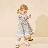 Girl'S Princess Cute Flower Cotton Girls Dresses main image 3