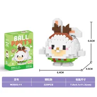 Building Toys Animal Cartoon Plastic Toys sku image 11