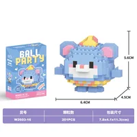 Building Toys Animal Cartoon Plastic Toys sku image 16
