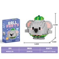 Building Toys Animal Cartoon Plastic Toys sku image 20