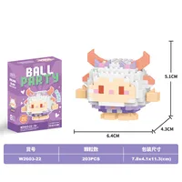 Building Toys Animal Cartoon Plastic Toys sku image 22