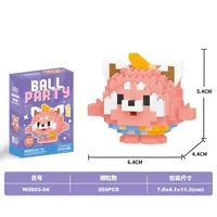 Building Toys Animal Cartoon Plastic Toys sku image 24