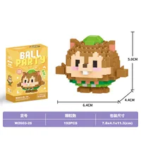 Building Toys Animal Cartoon Plastic Toys sku image 26