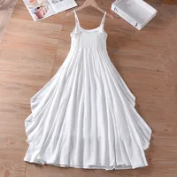 Women's Strap Dress Elegant Strap Sleeveless Solid Color Midi Dress Holiday Weekend Daily main image 2